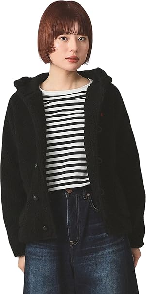 Amazon.co.jp: [レイビームス] ブルゾン Gymphlex ボア フード